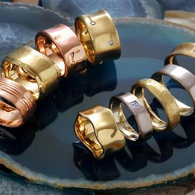 0805 Gold Rings by Ravid